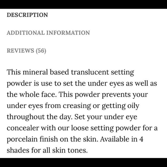 YC Collection Loose Setting Powder Color 213 - Picture 4 of 9